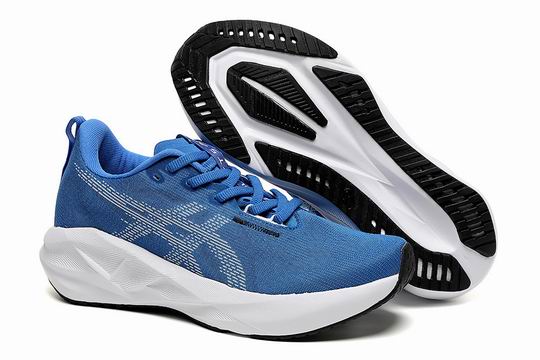 Cheap Asics Novablast Men's Running Shoes Blue White-9
